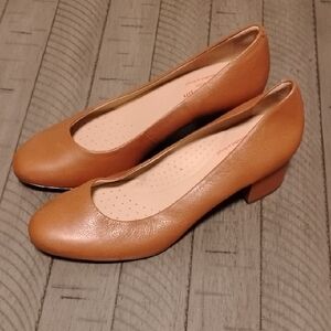 Marc Joseph Tan Leather Heels